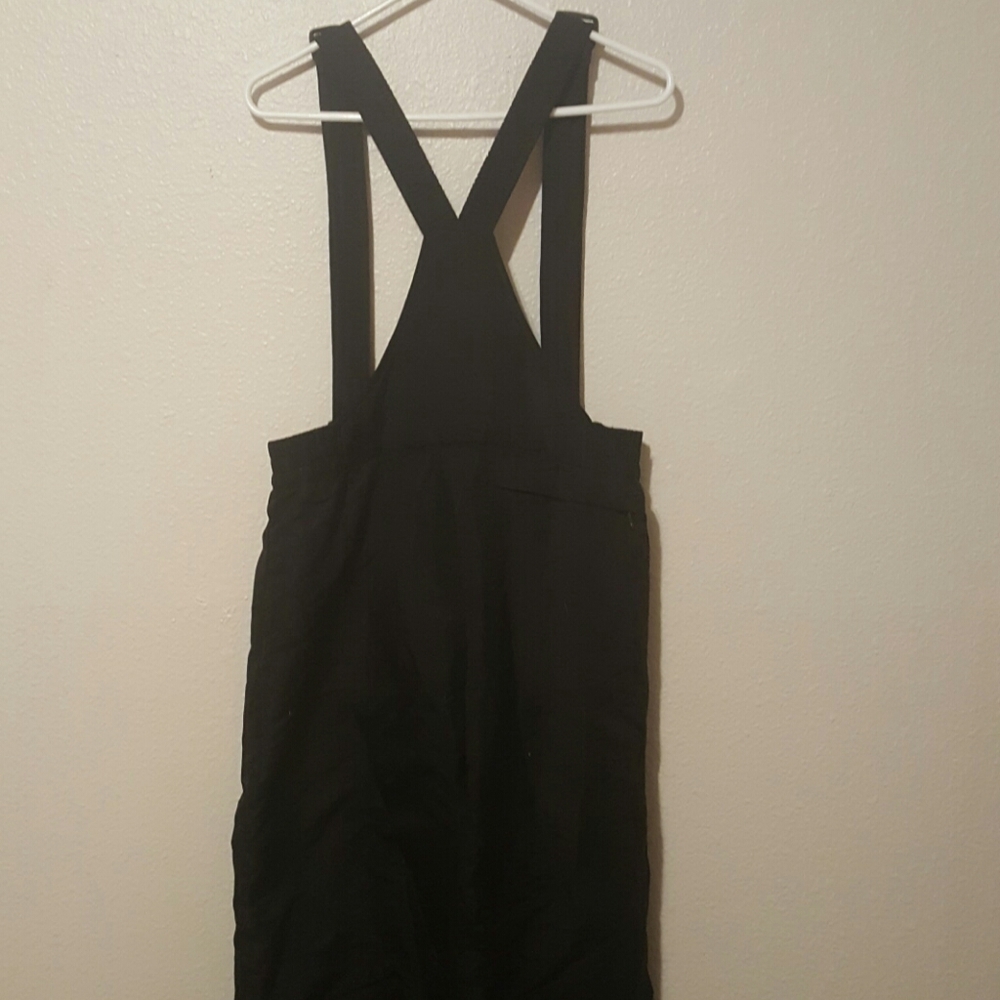 Slalom Men's Snow/Ski Black Overalls